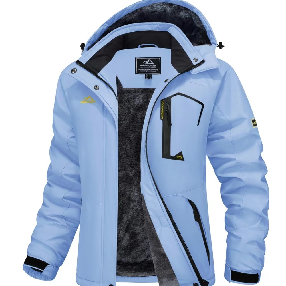 Women’s Light Blue Outdoor Jacket Sz M